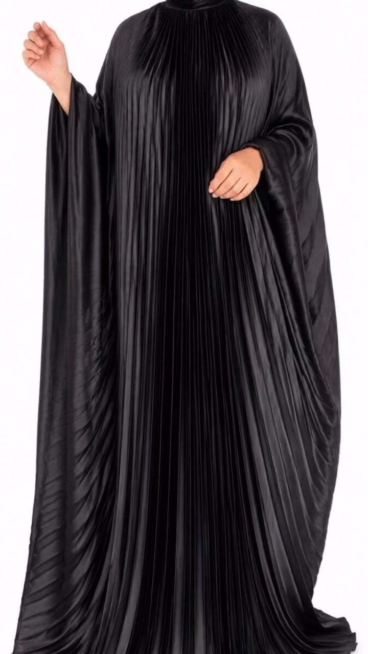 ✨Luxury Pleated Silk Abaya Set✨